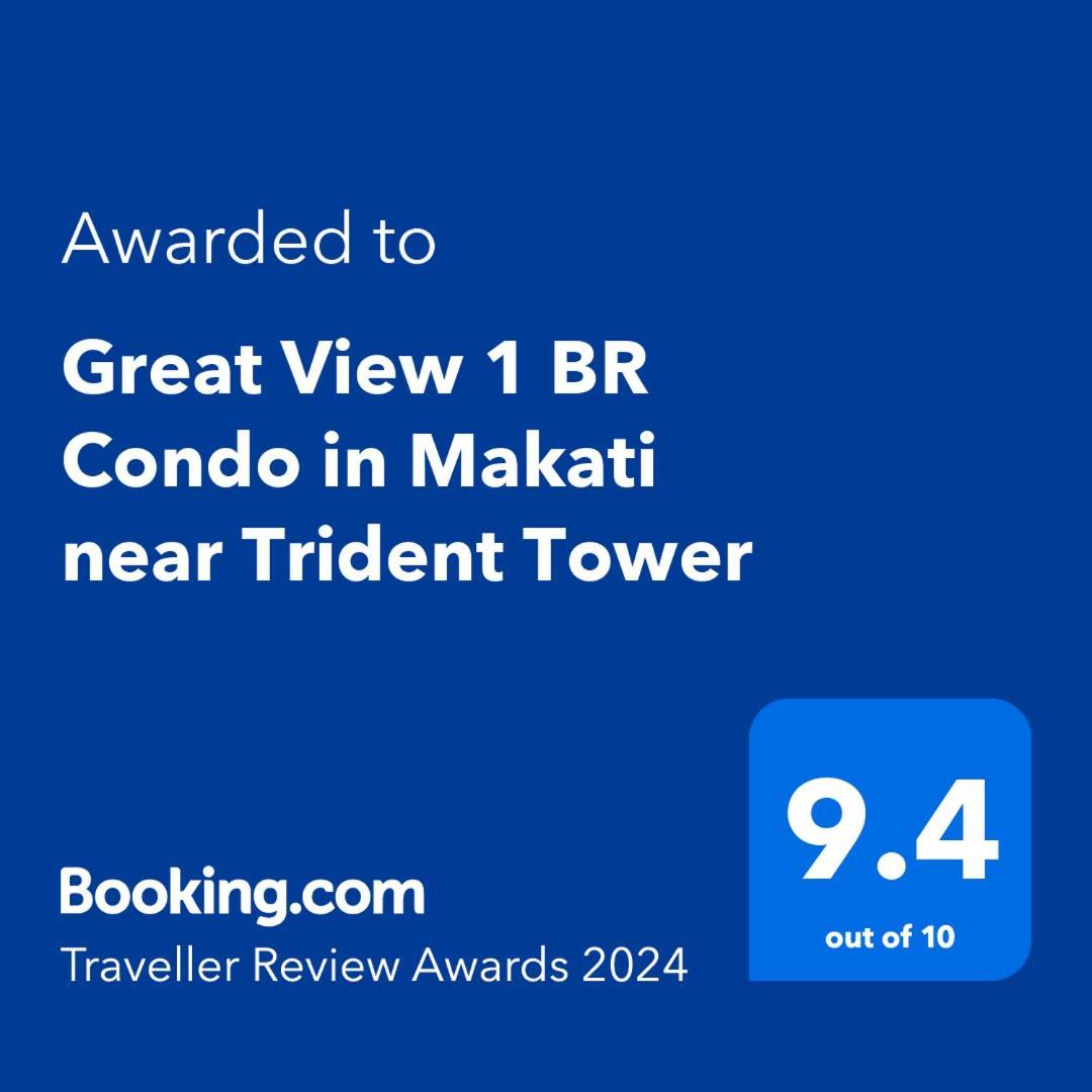 Great View 1 Bedroom Condo In Makati Near Trident Tower Manila Luaran gambar